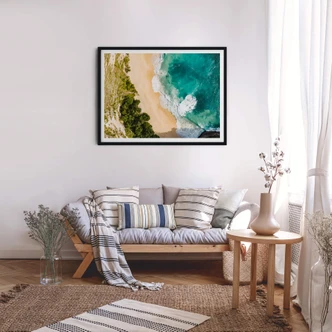 Póster Colombo - Vista de la playa desde arriba 