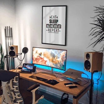 Poster Eat Sleep Game Repeat Poster Eat Sleep Game Repeat