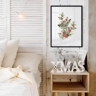 Poster Kerstarrangement 