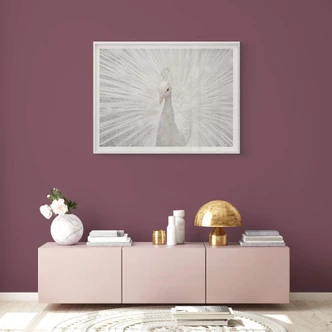 Poster Fegari - Weißer Pfau 