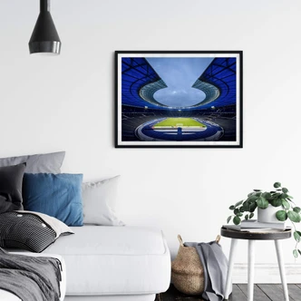 Poster Hertha BSC Stade Olympique Bleu Poster Hertha BSC Stade Olympique Bleu