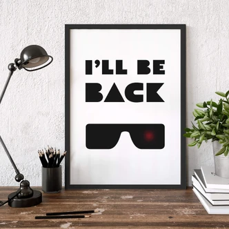 Poster I'll be back 