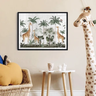 Poster Kikki Belle - Giraffe 