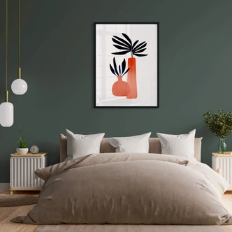 Poster Kubistika - plantes de conte de fées 