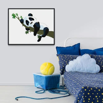 Plakat - Sovende Panda 