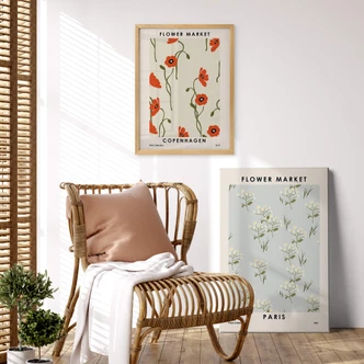 Poster NKTN - Flower Market Copenhagen 