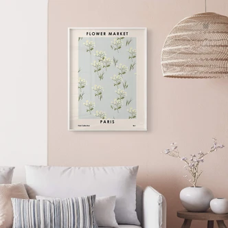 Poster NKTN - Flower Market Paris 