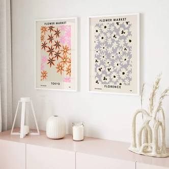 Poster NKTN - Flower Market Tokyo 