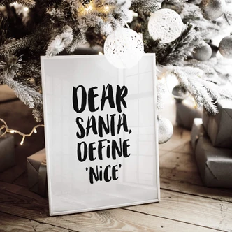 Poster Dear Santa 