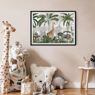 Poster Kikkie Belle - Jungle Jive 