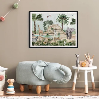 Barnposter Kikki Belle - Djungelparadiset 