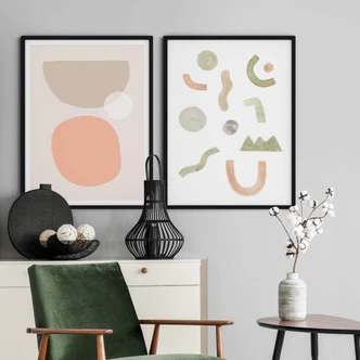 Plakat Nouveauprints - Abstrakcyjne kształty 