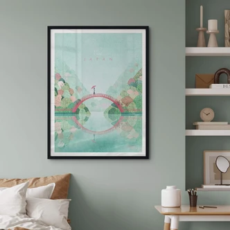Póster Rivers - Japón en primavera 