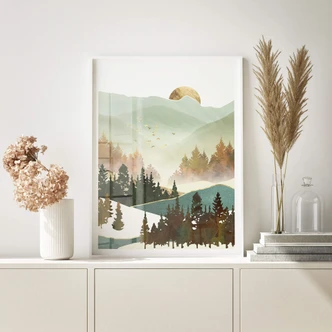 Plakat SpaceFrog Designs - Jesienny poranek Plakat SpaceFrog Designs - Jesienny poranek