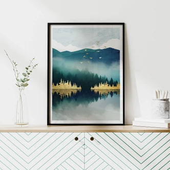 Poster SpaceFrog Designs - Morgenruhe Poster SpaceFrog Designs - Morgenruhe