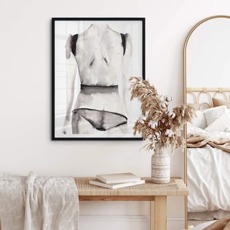 Poster Verbaan - Mysterious Lady in Lingerie 