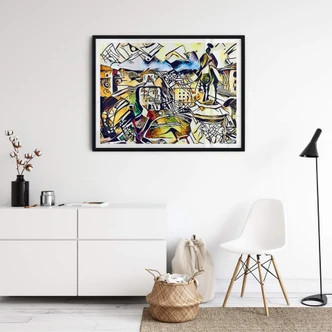 Poster Zamart - La rencontre de Kandinsky et de Rome 