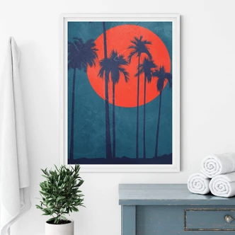 Poster Kubistika - Côte d'Azur 