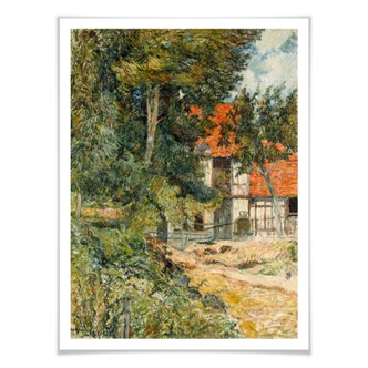 Poster Gauguin - Boerderij in Normandië 