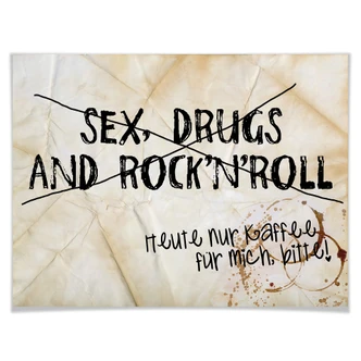 Poster Heute nur Kaffee für mich bitte! Poster Heute nur Kaffee für mich bitte!