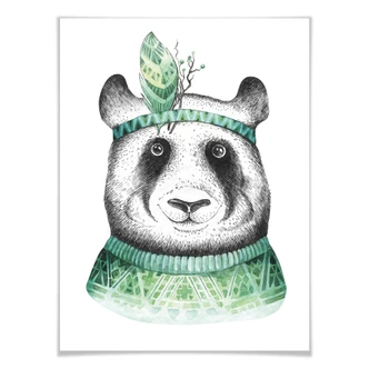 Poster Kvilis – Hippie Panda 