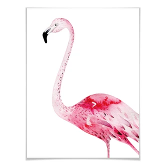 Poster Kvilis – Pink Flamingo 02 
