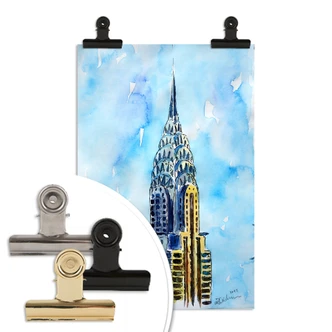 Poster - Bleichner - Chrysler Building in NYC 