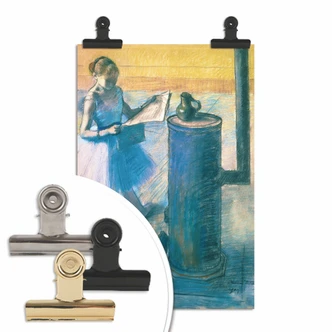 Poster Degas - Zeitunglesende Tänzerin 