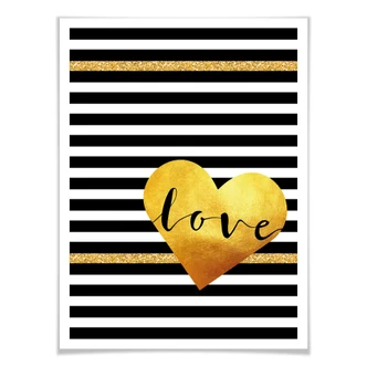 Póster - Amor de oro 