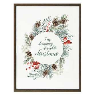 Poster I'm dreaming of a white christmas 