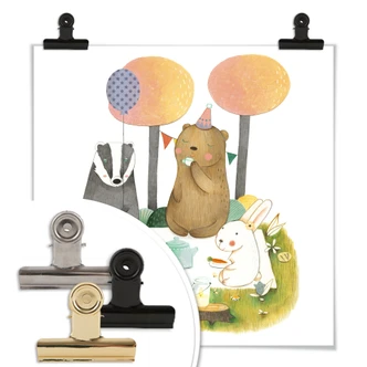 Póster Loske - Picnic para tres 