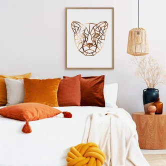 Poster Origami Cheetah 