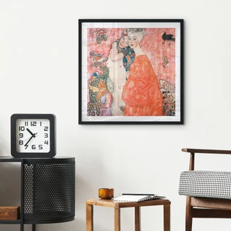 Poster Klimt - Die Freundinnen - Quadratisch Poster Klimt - Die Freundinnen - Quadratisch
