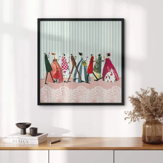 Poster Leffler - Familienbesuch 