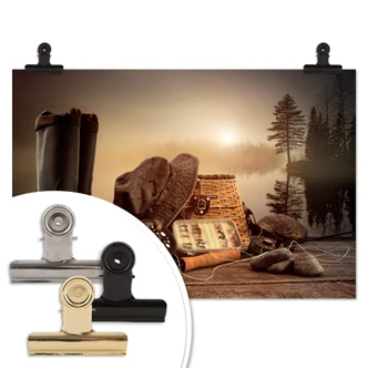 Poster Stilleven van een Visser 