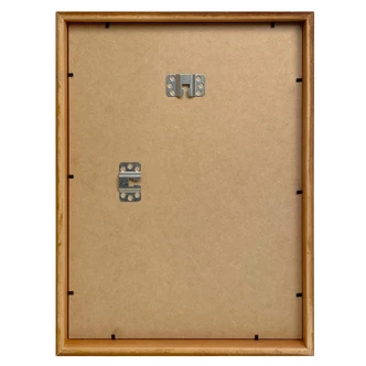 Bilderrahmen mit Passepartout - Nussbaum 