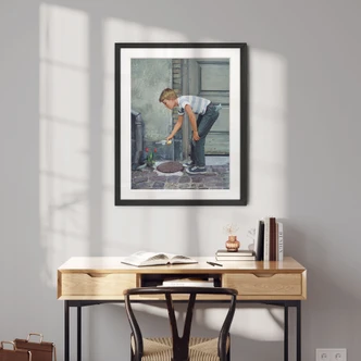 Fine Art Poster mit Passepartout Kurt Ard - Großstadt-Mirakel (1960) 