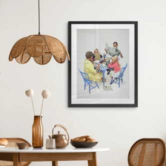Fine Art Poster mit Passepartout Aber keiner liest Mamas Augen (1962) - Kurt Ard 