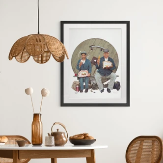 Fine Art Poster mit Passepartout Kurt Ard - Liebe ist unergründlich (1960) 