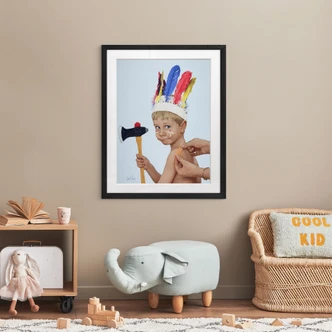 Fine Art Poster mit Passepartout - Nach dem Kampf (1964) - Kurt Ard 