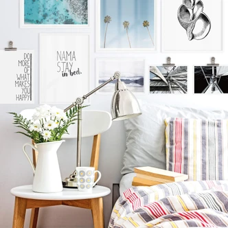 Poster Namastay in bed 