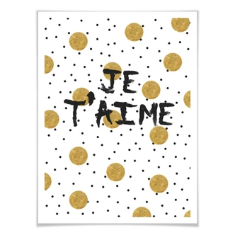 Poster Je t'aime 