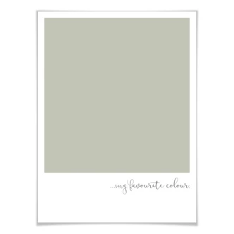 Poster My favourite colour - olive 