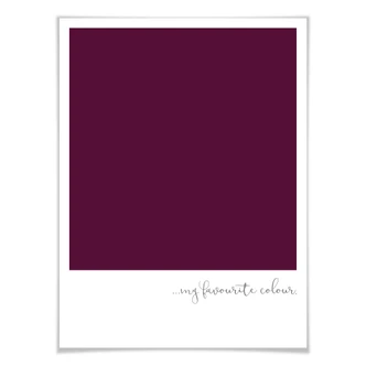 Poster My favourite colour - purple 