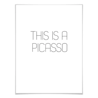 Poster This is a Picasso Poster This is a Picasso