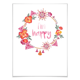 Poster I'm happy 