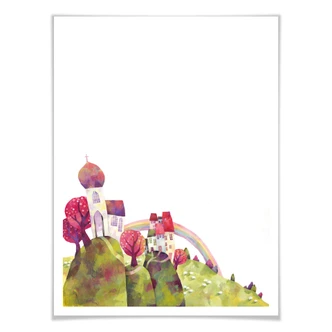 Póster Blanz - La iglesia del pueblo 