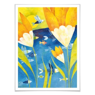 Poster Blanz – Yellow Tulips 