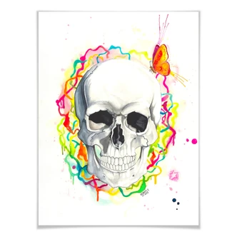 Póster Buttafly - Calavera 