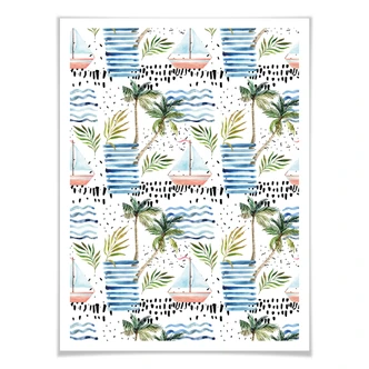 Poster Watercolour Holiday 